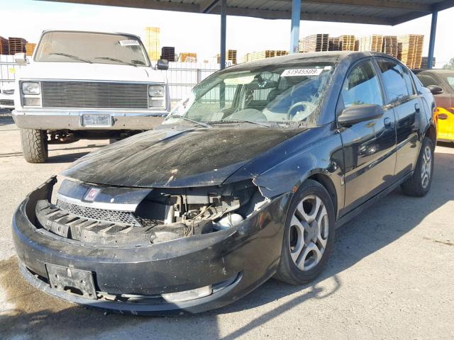 1G8AL52F13Z131698 - 2003 SATURN ION LEVEL BLACK photo 2