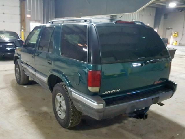 1GKDT13WXT2575444 - 1996 GMC JIMMY GREEN photo 3