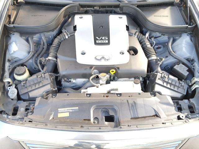 JN1CV6AP2AM406078 - 2010 INFINITI G37 BASE GRAY photo 7