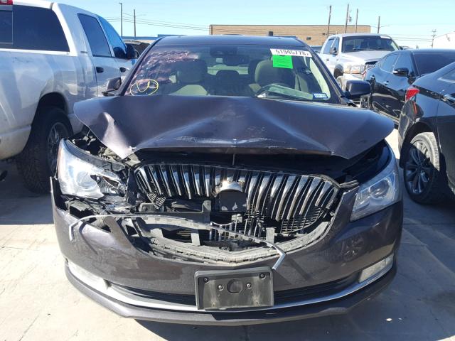 1G4GD5G30EF204443 - 2014 BUICK LACROSSE P CHARCOAL photo 9