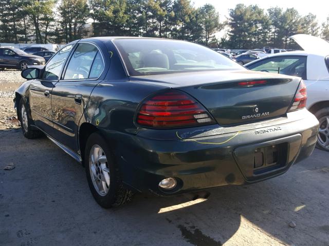 1G2NF52F53C228571 - 2003 PONTIAC GRAND AM S GREEN photo 3