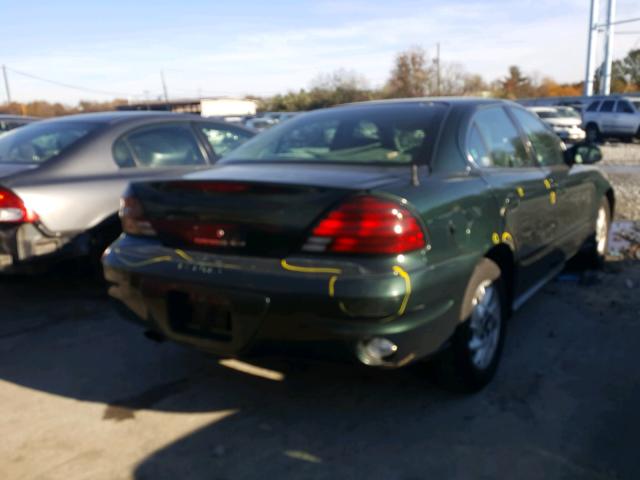 1G2NF52F53C228571 - 2003 PONTIAC GRAND AM S GREEN photo 4