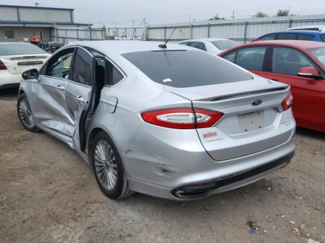 3FA6P0K90FR238494 - 2015 FORD FUSION TIT SILVER photo 3