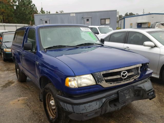 4F4YR12D63TM02792 - 2003 MAZDA B2300 BLUE photo 1