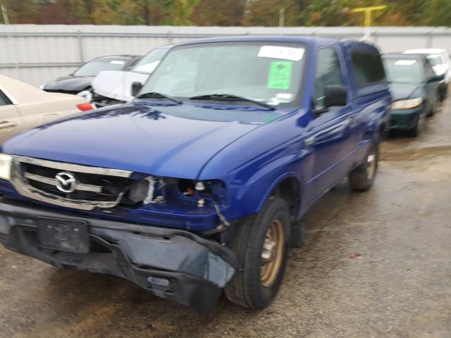 4F4YR12D63TM02792 - 2003 MAZDA B2300 BLUE photo 2