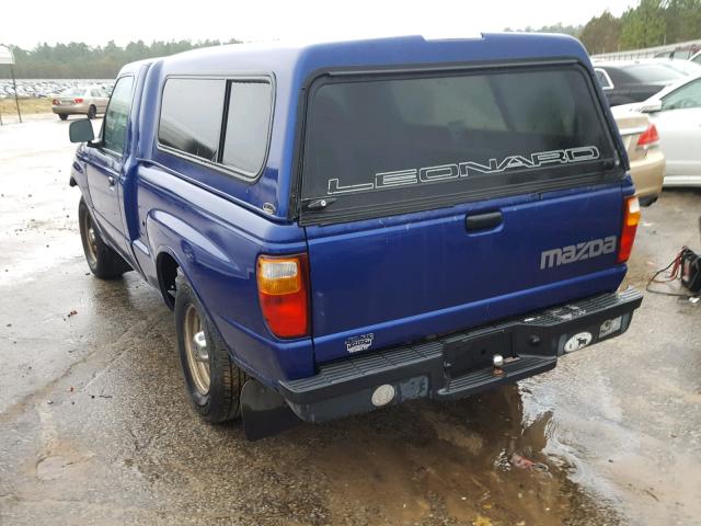 4F4YR12D63TM02792 - 2003 MAZDA B2300 BLUE photo 3