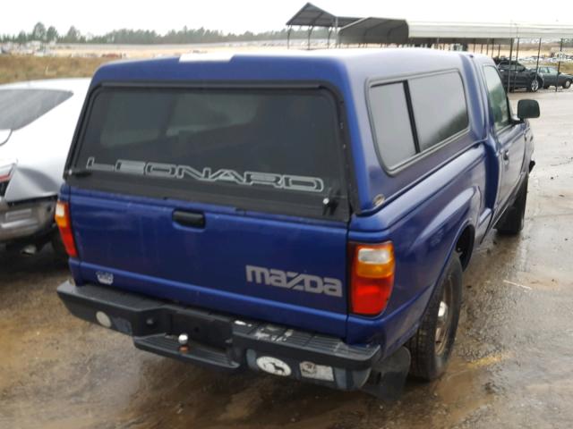 4F4YR12D63TM02792 - 2003 MAZDA B2300 BLUE photo 4