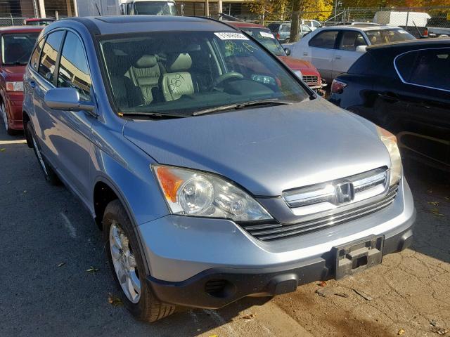 5J6RE48778L050559 - 2008 HONDA CR-V EXL BLUE photo 1