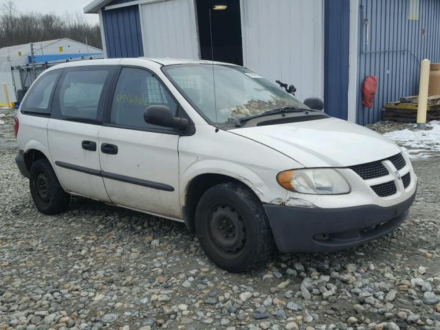 1D4GP21313B334449 - 2003 DODGE CARAVAN C/ WHITE photo 1