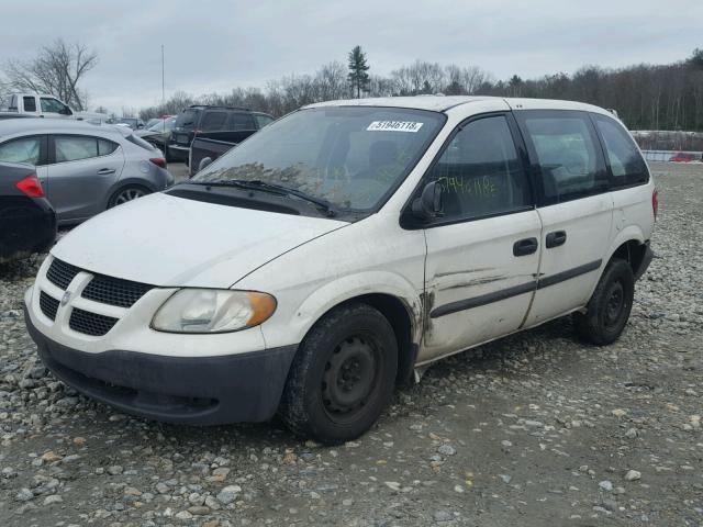 1D4GP21313B334449 - 2003 DODGE CARAVAN C/ WHITE photo 2