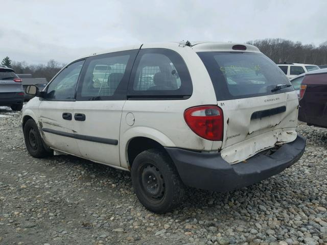 1D4GP21313B334449 - 2003 DODGE CARAVAN C/ WHITE photo 3