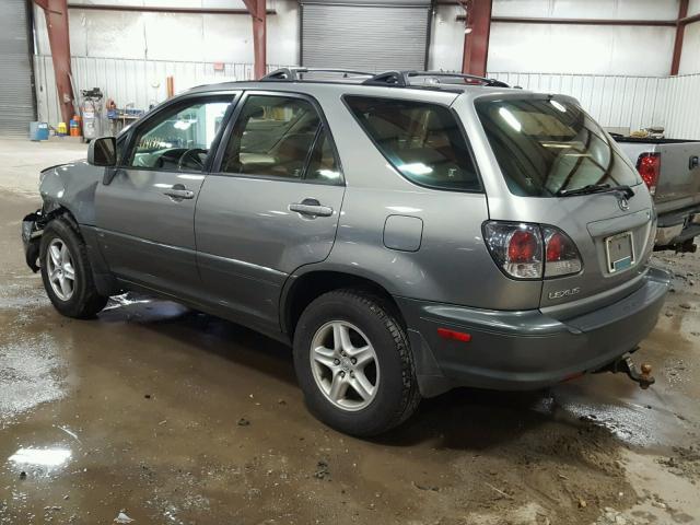 JTJHF10U120237591 - 2002 LEXUS RX 300 GRAY photo 3