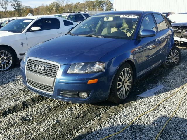 WAUMF78P46A073608 - 2006 AUDI A3 2.0 SPO BLUE photo 2