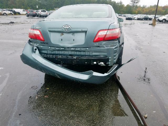 4T4BE46K39R134969 - 2009 TOYOTA CAMRY BASE TEAL photo 9