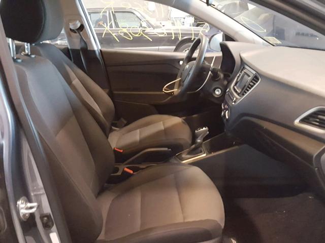 3KPC24A34JE029551 - 2018 HYUNDAI ACCENT SEL GRAY photo 5