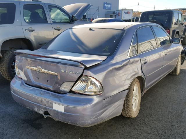 4T1BF28B0YU015297 - 2000 TOYOTA AVALON XL BLUE photo 4