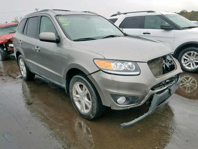 5XYZKDAG6CG154215 - 2012 HYUNDAI SANTA FE L SILVER photo 1