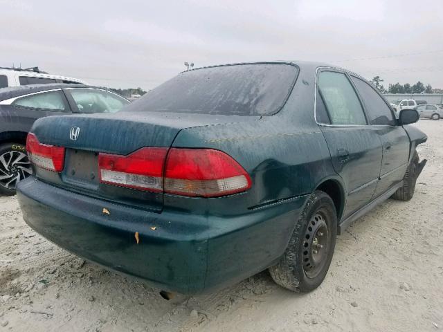 1HGCG56452A052240 - 2002 HONDA ACCORD LX GREEN photo 4