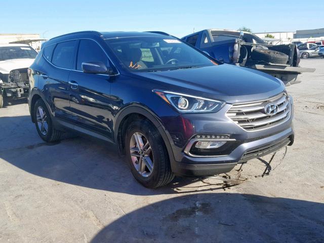 5NMZU3LBXHH006717 - 2017 HYUNDAI SANTA FE S BLUE photo 1