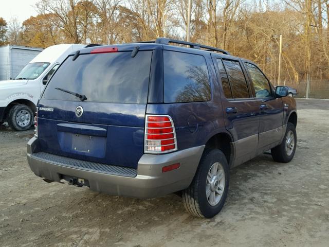 4M2ZU66K24UJ13187 - 2004 MERCURY MOUNTAINEE BLUE photo 4