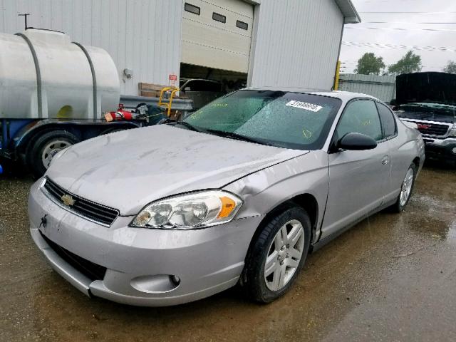 2G1WK151869413657 - 2006 CHEVROLET MONTE CARL ვერცხლისფერი ფოტო 2