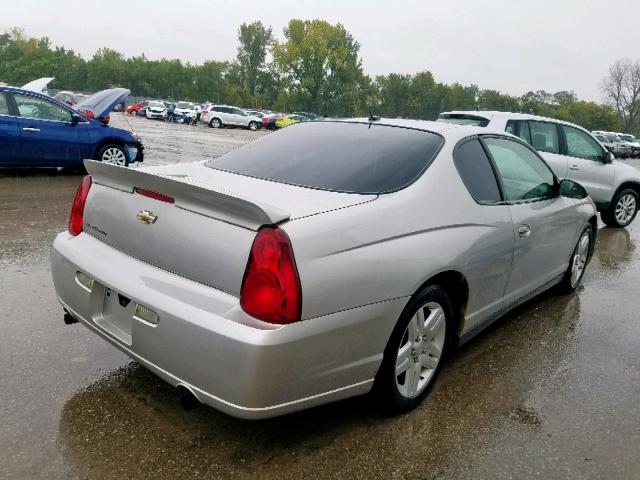 2G1WK151869413657 - 2006 CHEVROLET MONTE CARL ვერცხლისფერი ფოტო 4