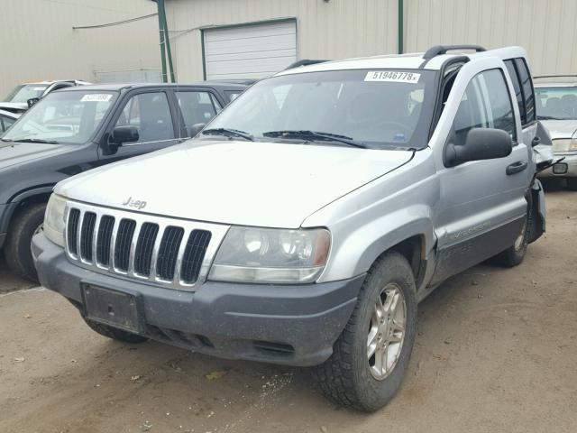 1J4GW48S63C558832 - 2003 JEEP GRAND CHER SILVER photo 2