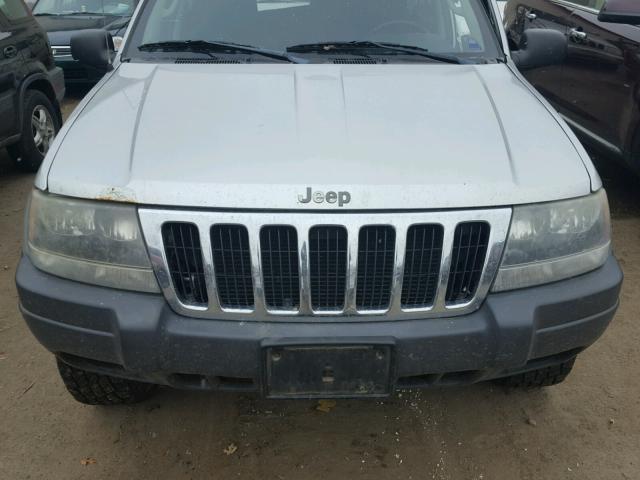 1J4GW48S63C558832 - 2003 JEEP GRAND CHER SILVER photo 7