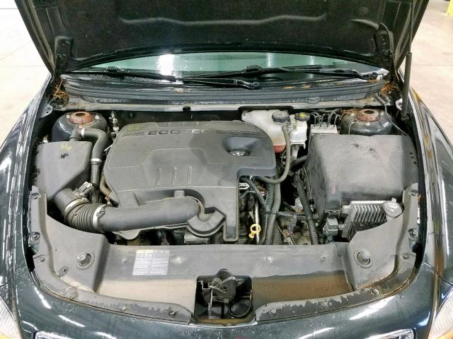 1G1ZC5E19BF210523 - 2011 CHEVROLET MALIBU 1LT BLACK photo 7