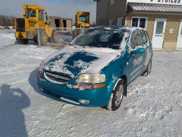 KL1TD65688B275656 - 2008 CHEVROLET AVEO BASE Mavi foto 2
