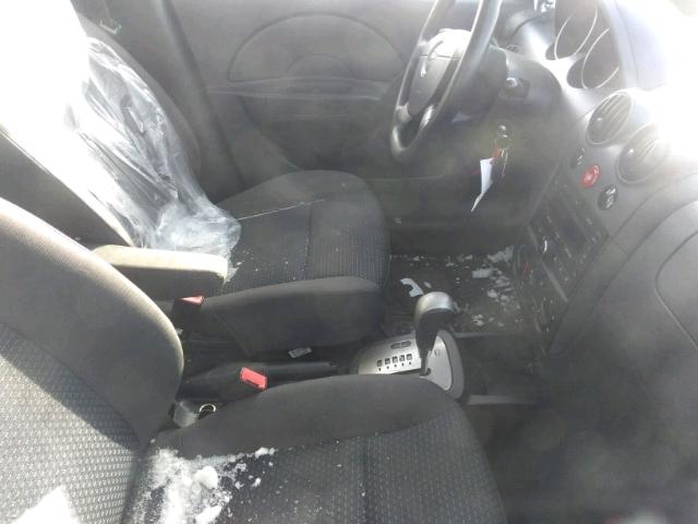 KL1TD65688B275656 - 2008 CHEVROLET AVEO BASE Mavi foto 5