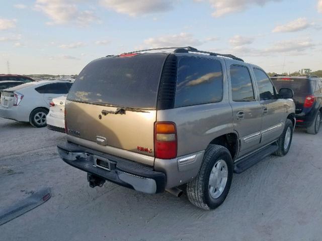 1GKEK13Z52J282007 - 2002 GMC YUKON BEIGE photo 4