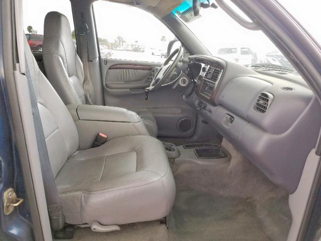 1B4HR28Y8YF147977 - 2000 DODGE DURANGO BLUE photo 5