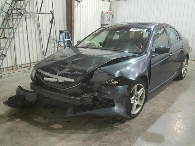 19UUA66234A010713 - 2004 ACURA TL GREEN photo 2