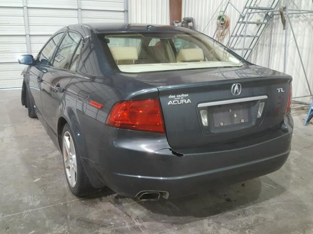 19UUA66234A010713 - 2004 ACURA TL GREEN photo 3