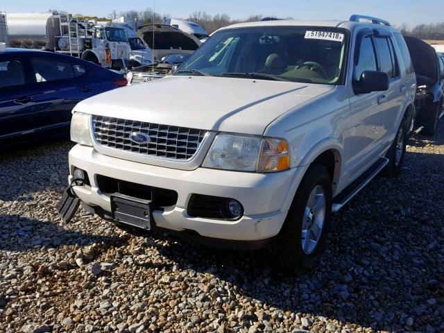 1FMZU65WX3ZB09802 - 2003 FORD EXPLORER L WHITE photo 2