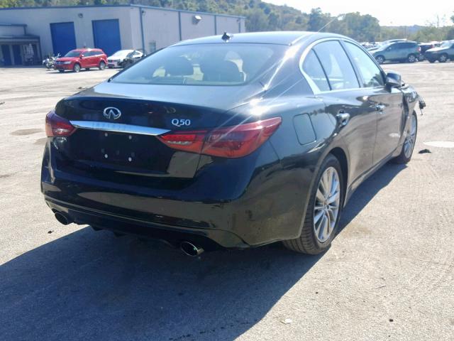 JN1EV7AP1JM365070 - 2018 INFINITI Q50 LUXE BLACK photo 4