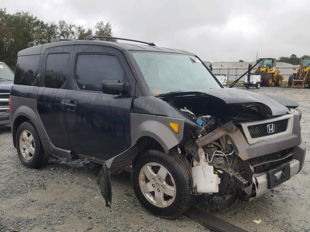 5J6YH18603L021289 - 2003 HONDA ELEMENT EX BLACK photo 1