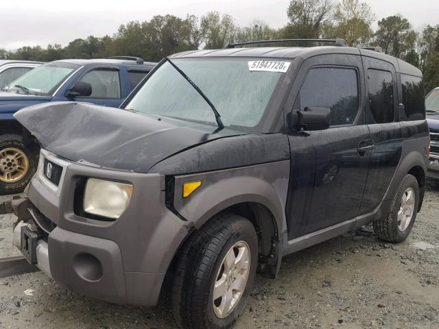 5J6YH18603L021289 - 2003 HONDA ELEMENT EX BLACK photo 2