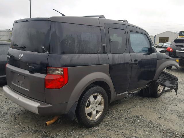 5J6YH18603L021289 - 2003 HONDA ELEMENT EX BLACK photo 4