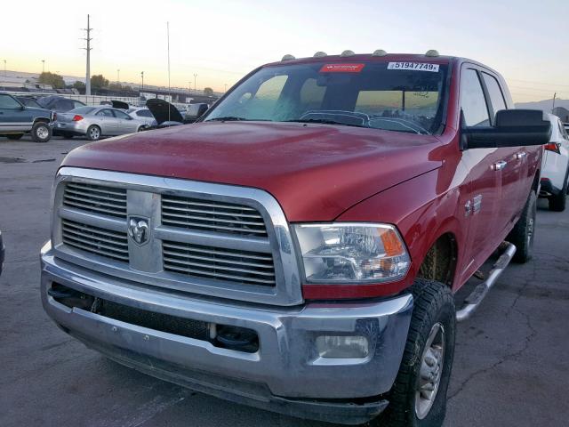 3D73Y3HL0AG113908 - 2010 DODGE RAM 3500 RED photo 2