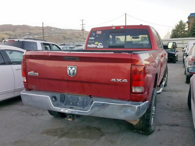 3D73Y3HL0AG113908 - 2010 DODGE RAM 3500 RED photo 4