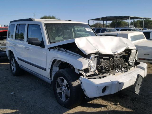 1J8HG48K67C578715 - 2007 JEEP COMMANDER WHITE photo 1