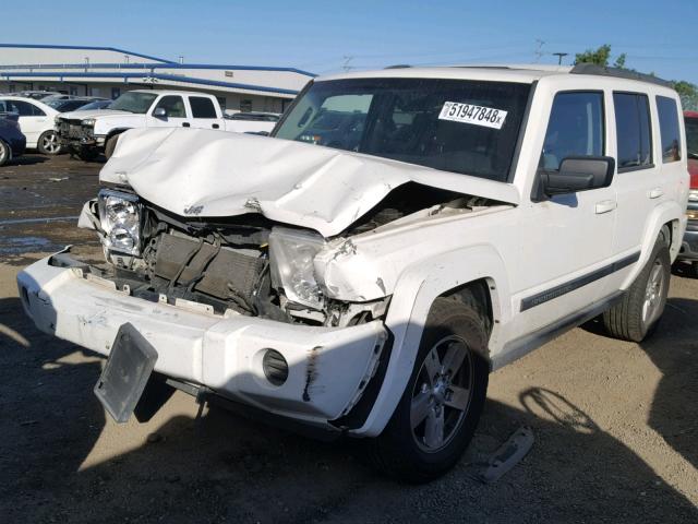1J8HG48K67C578715 - 2007 JEEP COMMANDER WHITE photo 2