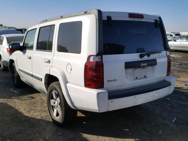 1J8HG48K67C578715 - 2007 JEEP COMMANDER WHITE photo 3