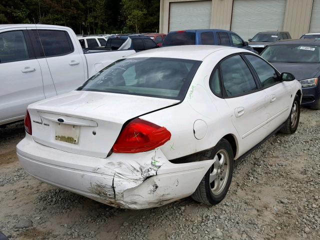 1FAFP55S74G152003 - 2004 FORD TAURUS SES WHITE photo 4