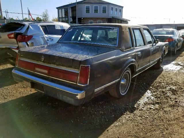 1LNBM81F0HY691604 - 1987 LINCOLN TOWN CAR BLACK photo 4