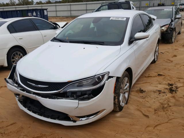 1C3CCCAB6FN562670 - 2015 CHRYSLER 200 LIMITE WHITE photo 2