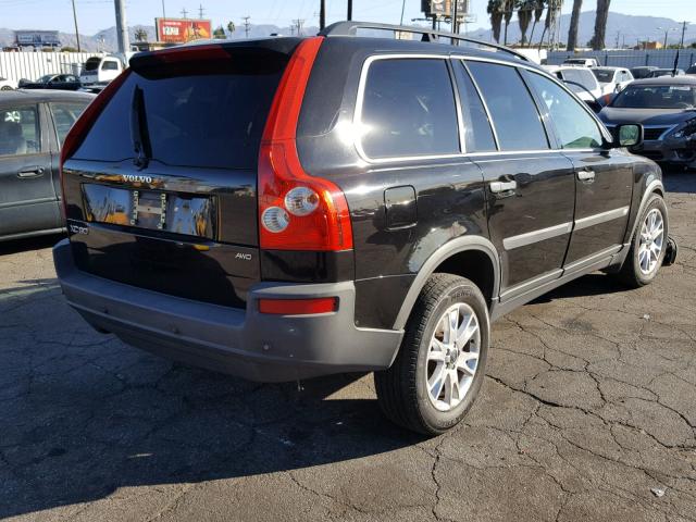 YV1CZ592251167508 - 2005 VOLVO XC90 BLACK photo 4