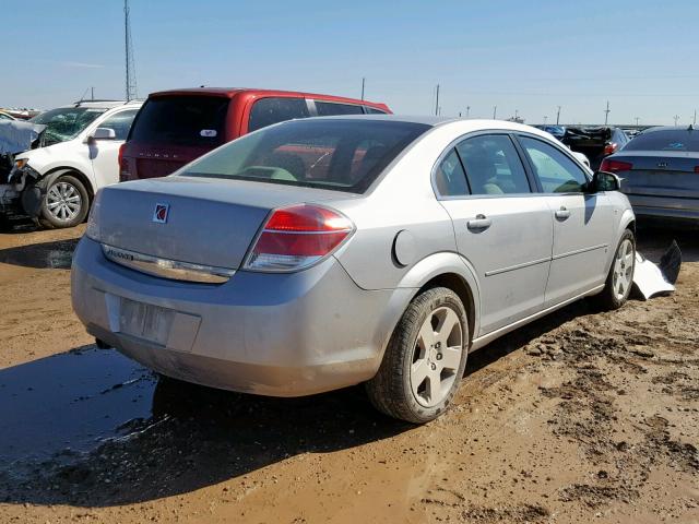 1G8ZS57N77F148017 - 2007 SATURN AURA XE SILVER photo 4